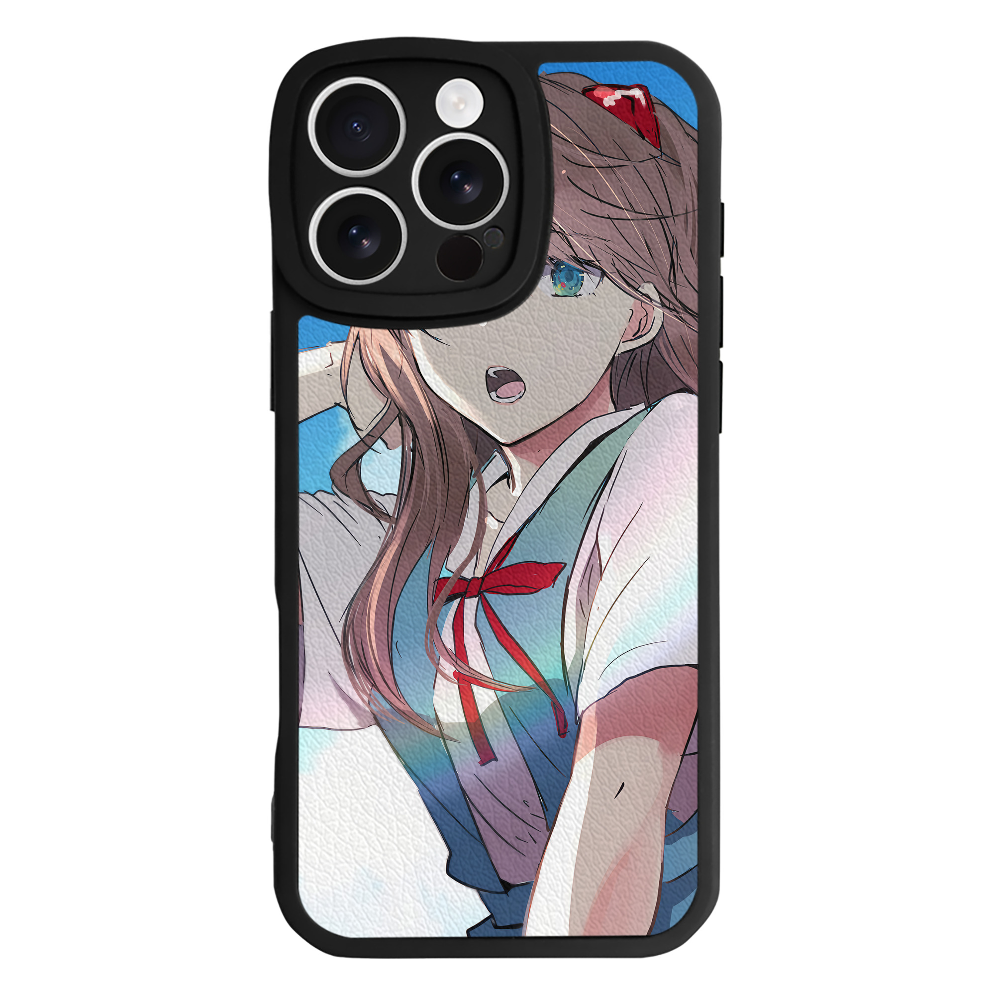 （画像用） EVA 新世紀エヴァンゲリオン 【iPhone 16シリーズ対応】シリコンスマホケース（レザー調） 材質：シリコン